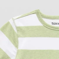 Thereabouts Little & Big Kid Boys Bodysuit Closure Easy-on + Easy-off Adaptive Crew Neck Short Sleeve Bodysuit