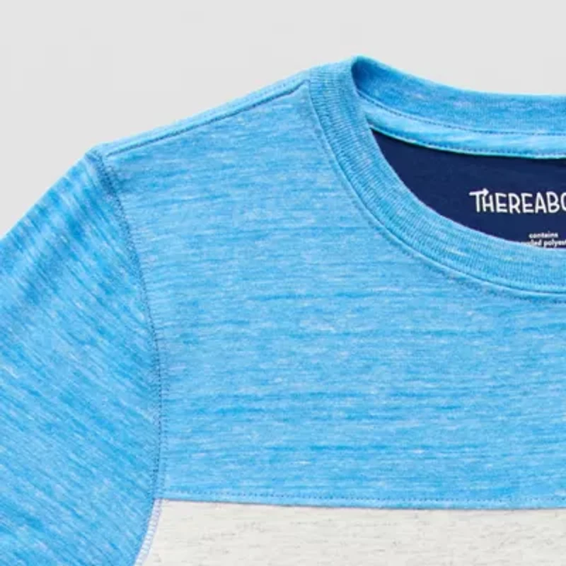 Thereabouts Little & Big Kid Boys Bodysuit Closure Easy-on + Easy-off Adaptive Crew Neck Short Sleeve