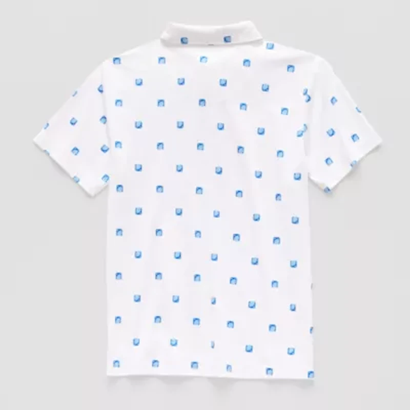 Xersion Little & Big Kid Boys Short Sleeve Regular Fit Moisture Wicking Polo Shirt