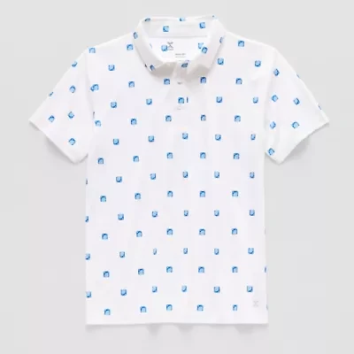 Xersion Little & Big Kid Boys Short Sleeve Regular Fit Moisture Wicking Polo Shirt