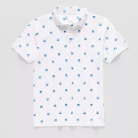 Xersion Little & Big Kid Boys Short Sleeve Regular Fit Moisture Wicking Polo Shirt