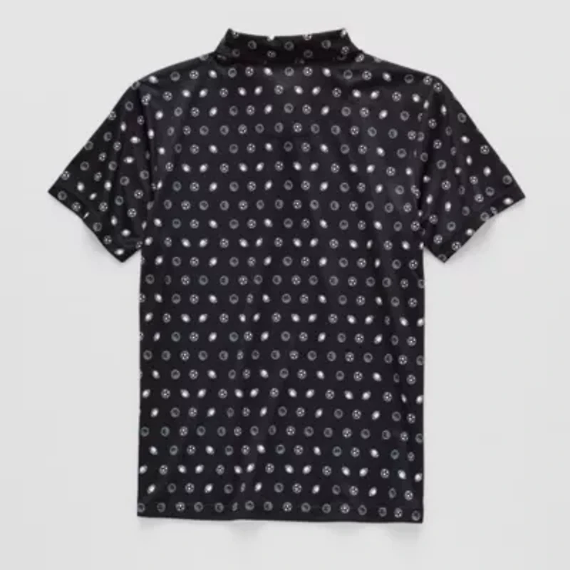 Xersion Little & Big Kid Boys Short Sleeve Regular Fit Moisture Wicking Polo Shirt