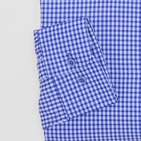 Collection By Michael Strahan Mens Fitted Easy Care Long Sleeve Dress Shirt