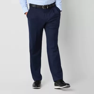 Stafford Mens Classic Fit Pleated Pant