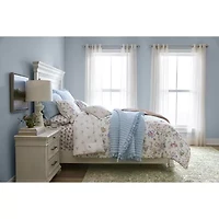 Martha Stewart Gretchen 3-pc. Floral Midweight Reversible Comforter Set