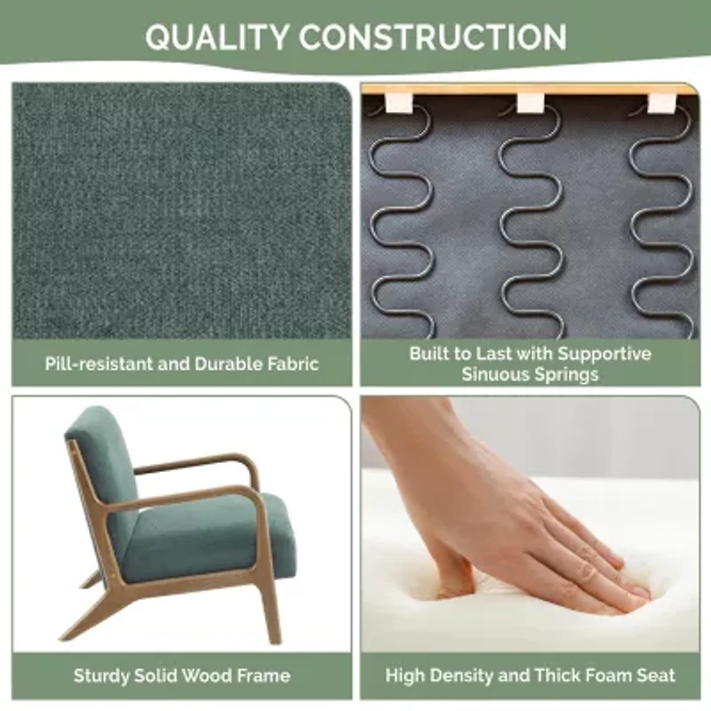 INK+IVY Novak Mid Century Modern Lounge Chair