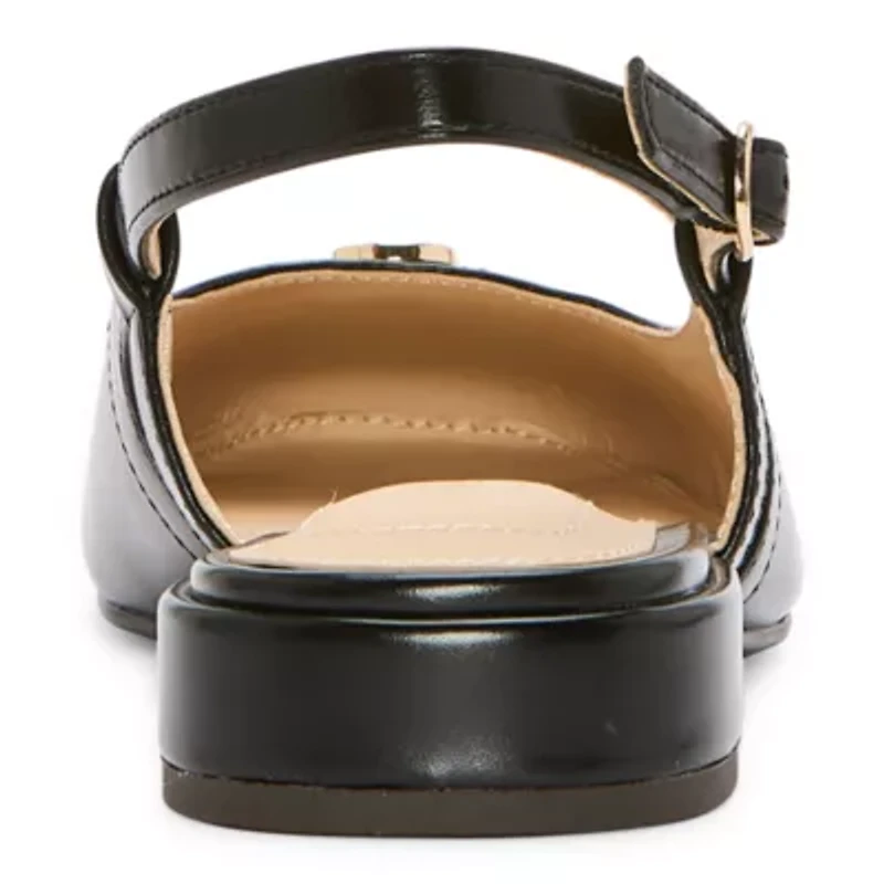 Liz Claiborne Pamprick Womens Square Closed Toe Ballet Flats