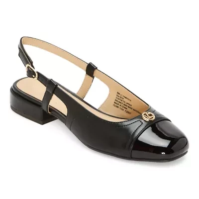 Liz Claiborne Pamprick Womens Square Closed Toe Ballet Flats