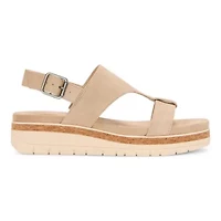 St. John's Bay Womens Stanvick Slingback Strap Flat Sandals