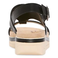 St. John's Bay Cloudsteppers Womens Stanvick Slingback Strap Flat Sandals
