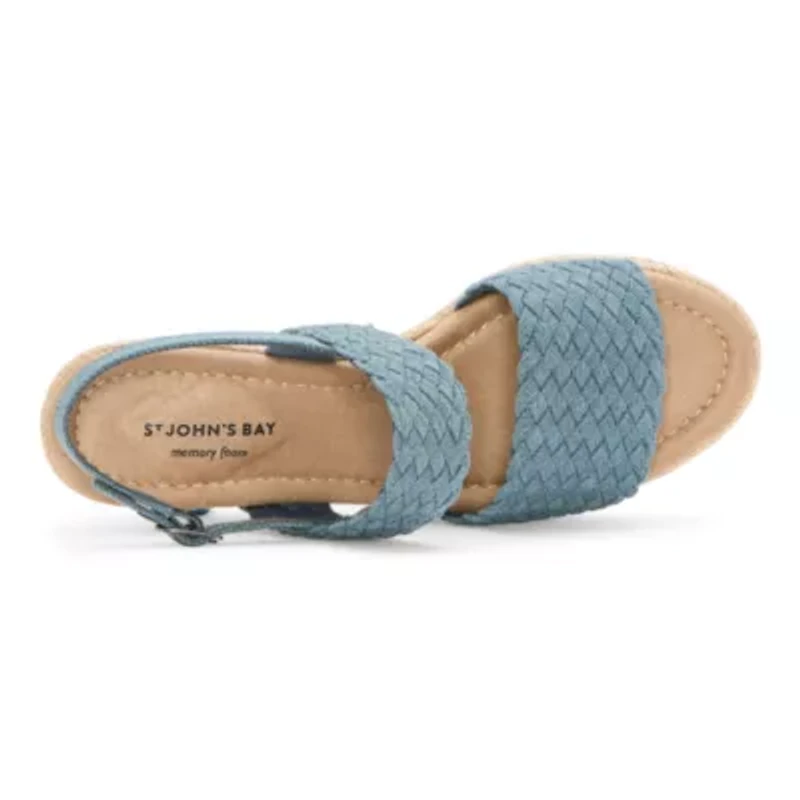 St. John's Bay Womens Lajolla Wedge Sandals