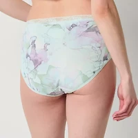 Ambrielle Cotton Womens Average + Full Figure Brief Panty 364260
