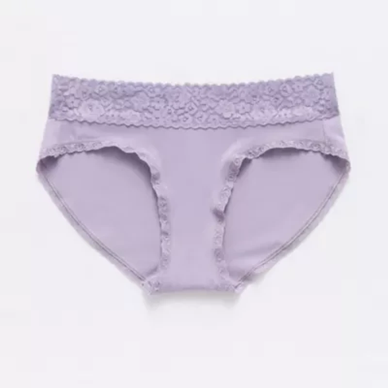 Ambrielle Everyday Cheeky With Lace Trim Panty