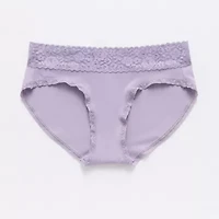 Ambrielle Everyday Cheeky With Lace Trim Panty