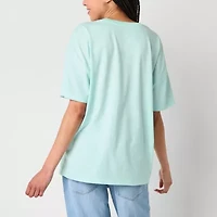 Hello Kitty And Friends Oversized Tee Womens Crew Neck Short Sleeve Oversized Hello Kitty Juniors Graphic T-Shirt