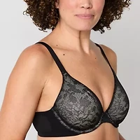 Liz Claiborne No Show Plunge Full Coverage Bra 355387