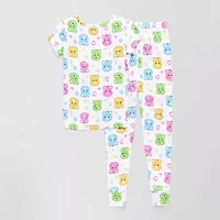 Little & Big Kid Girls Care Bears Crew Neck Short Sleeve 2-pc. Pajama Sets