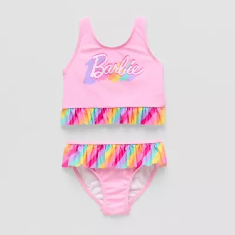 Toddler Girls Barbie 2-pc. Tankini Set