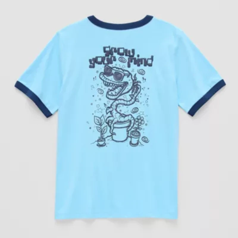 Thereabouts Little & Big Kid Boys Crew Neck Short Sleeve Regular Fit Graphic T-Shirt
