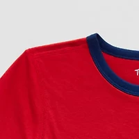 Thereabouts Little & Big Kid Boys Bodysuit Closure Easy-on + Easy-off Adaptive Crew Neck Short Sleeve Bodysuit