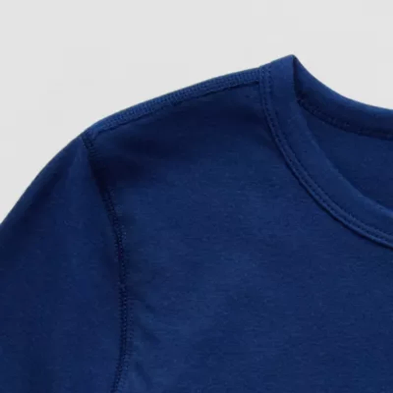 Thereabouts Little & Big Kid Boys Bodysuit Closure Easy-on + Easy-off Adaptive Crew Neck Short Sleeve