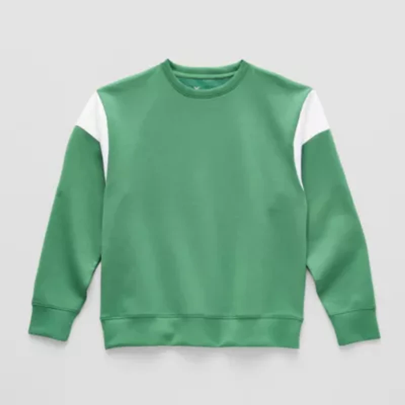 Xersion Little & Big Kid Boys Crew Neck Long Sleeve Sweatshirt