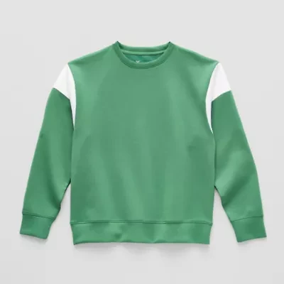 Xersion Little & Big Kid Boys Crew Neck Long Sleeve Sweatshirt