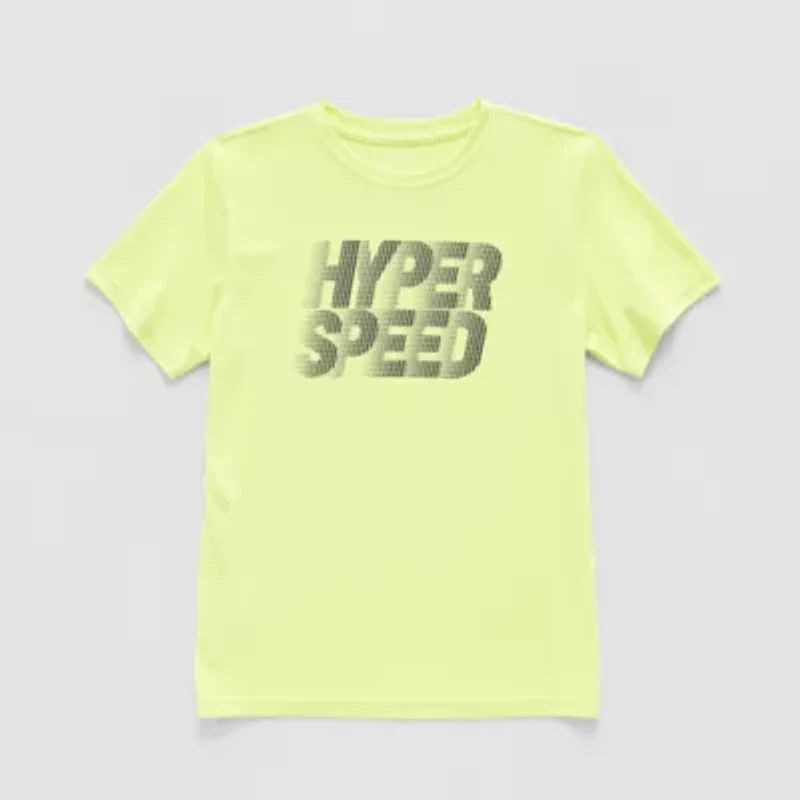 Xersion Little & Big Kid Boys Crew Neck Short Sleeve Regular Fit Graphic T-Shirt
