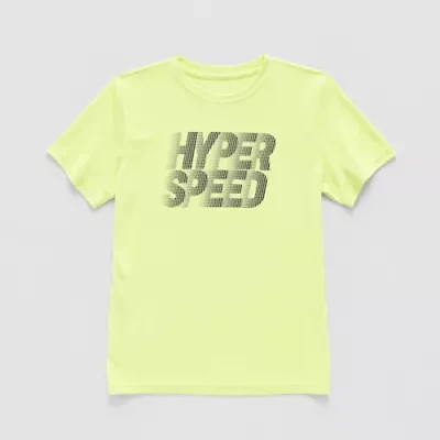 Xersion Little & Big Kid Boys Crew Neck Short Sleeve Regular Fit Graphic T-Shirt