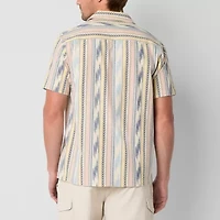 Frye and Co. Mens Short Sleeve Regular Fit Button-Down Shirt