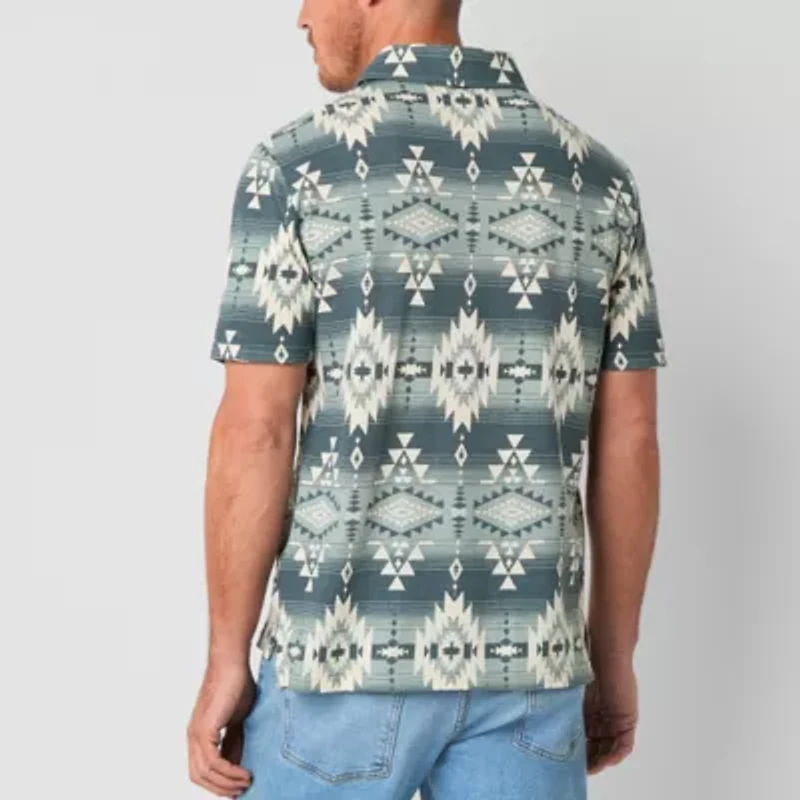 Frye and Co. Mens Regular Fit Short Sleeve Polo Shirt