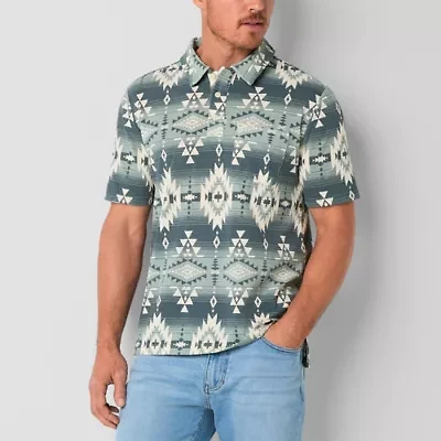 Frye and Co. Mens Regular Fit Short Sleeve Polo Shirt