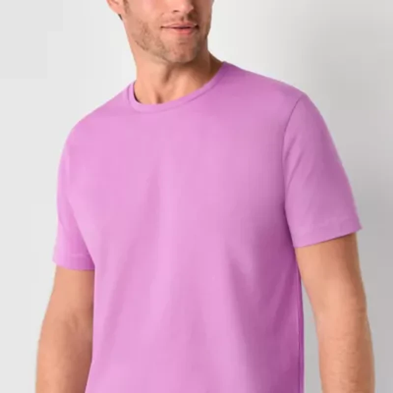 St. John's Bay Super Soft Mens Crew Neck Short Sleeve T-Shirt