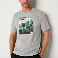 Xersion Mens Crew Neck Short Sleeve Regular Fit Graphic T-Shirt