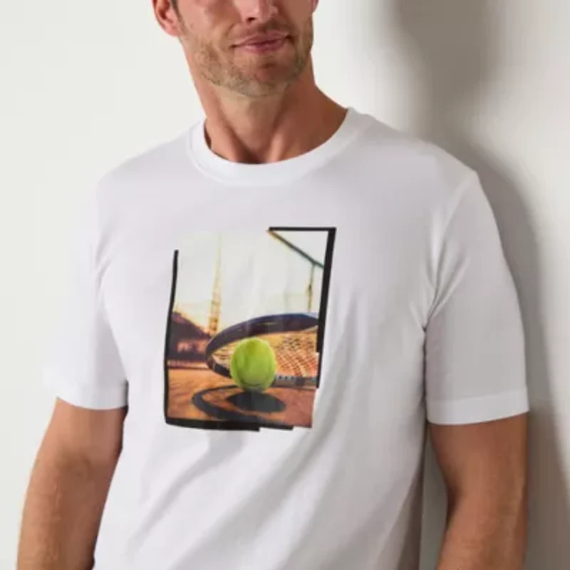 Xersion Mens Crew Neck Short Sleeve Regular Fit Graphic T-Shirt