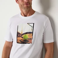 Xersion Mens Crew Neck Short Sleeve Regular Fit Graphic T-Shirt