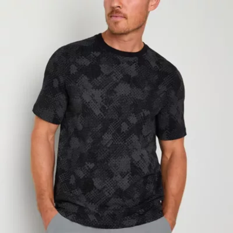 Xersion Mens Crew Neck Short Sleeve Regular Fit Graphic T-Shirt