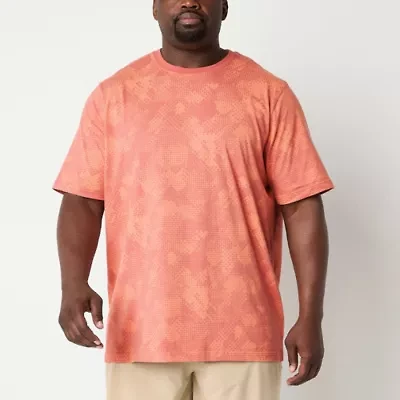 Xersion Mens Crew Neck Short Sleeve Regular Fit Big and Tall Graphic T-Shirt