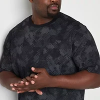Xersion Mens Crew Neck Short Sleeve Regular Fit Big and Tall Graphic T-Shirt