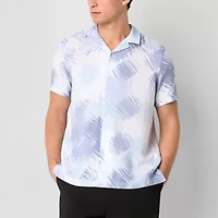 J. Ferrar Mens Short Sleeve Camp Shirt