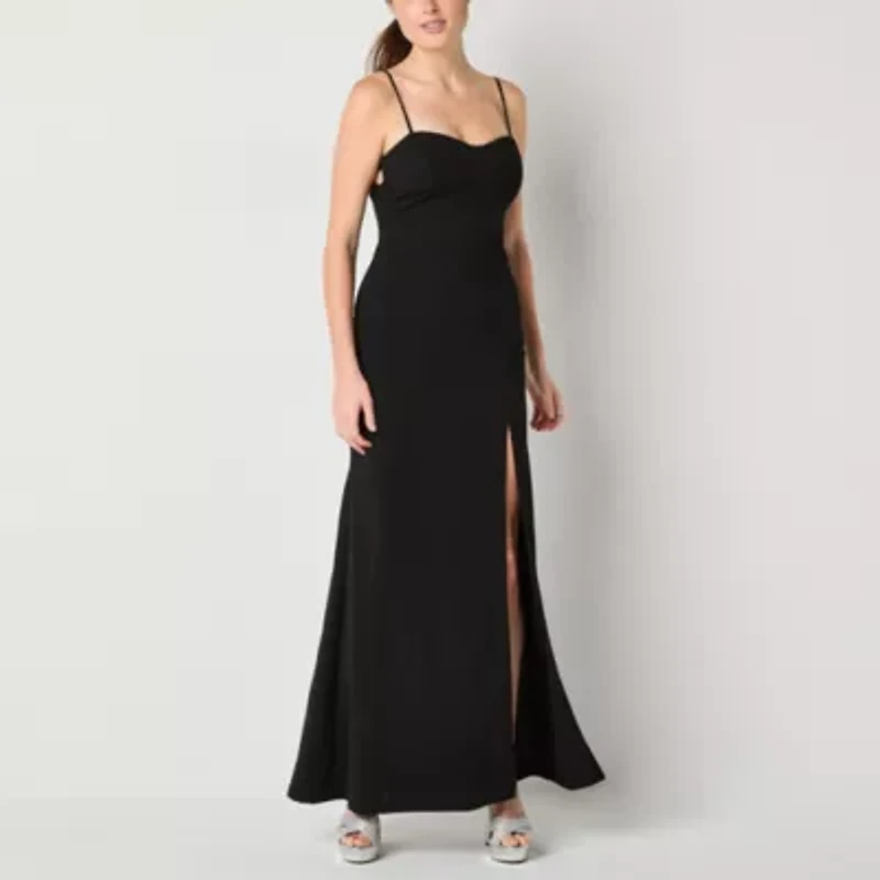 Radiante Couture Womens Juniors Sleeveless Bodycon Dress