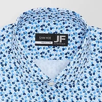 J. Ferrar 360 Stretch Performance Mens Regular Fit Wrinkle Free Long Sleeve Dress Shirt