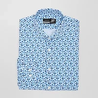 J. Ferrar 360 Stretch Performance Mens Regular Fit Wrinkle Free Long Sleeve Dress Shirt