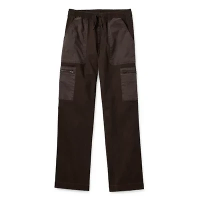 Thereabouts Pull-On Little & Big Kid Boys Straight Husky Cargo Pant