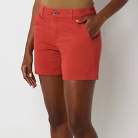 a.n.a Womens 5" Mid Rise Chino Short