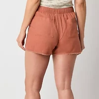 a.n.a Womens Utility Mid Rise 3 1/2" Pull-On Short