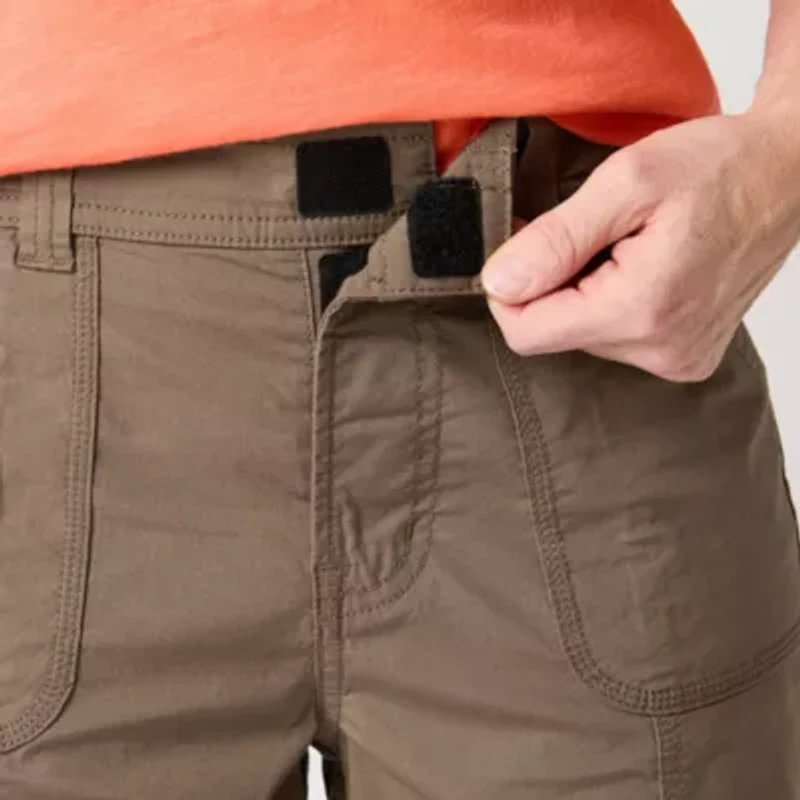 St. John's Bay Womens 11 1/2" Mid Rise Adaptive Easy-on + Easy-off Cargo Short