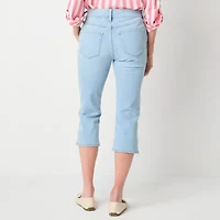 St. John's Bay Womens Skinny Mid Rise Capri Pant