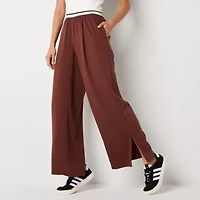 Stylus Womens Wide Leg Mid Rise Trouser