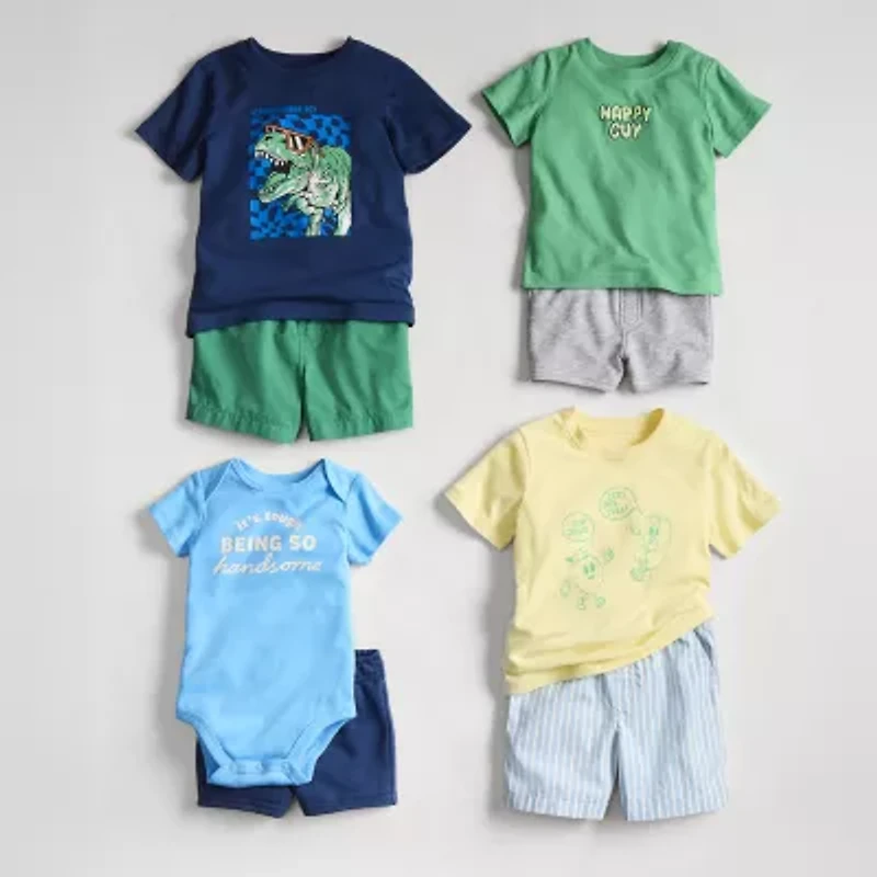 Okie Dokie Baby Boys Pull-On Short
